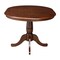 International Concepts Round 36 in Rd Top Pedestal Table, 12 in Leaf, 28.9 inH, Dining Height, Espresso, 36 W, 48 L, Wood K581-36RXT - alternate 7